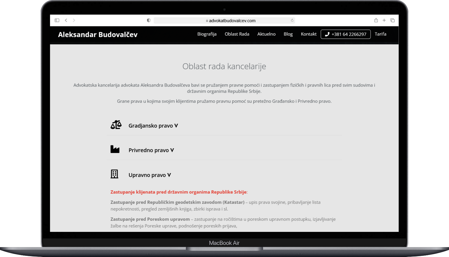Attorney Law Firm Website