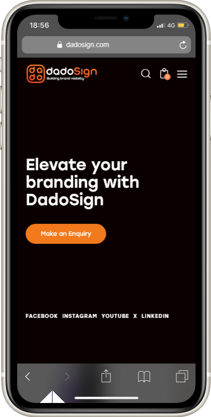 E-commerce Enhancement mobile view