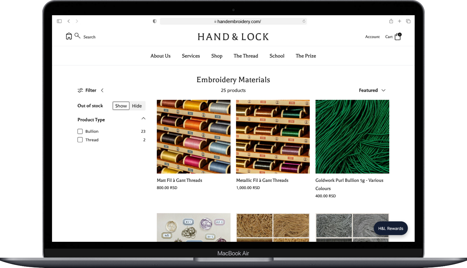 Hand & Lock - Shopify Optimization